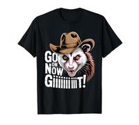 Vai su Ora Git Paese Occidentale Opossum Vintage Cowboy Opossum Maglietta