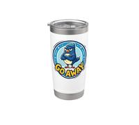 Vai via Angry Snow Bird Bicchiere termico in acciaio inox doppia parete