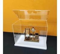 Vaian Clear - Custodia in acrilico per porta openable Top Cove, base ispessita, protezione dalla polvere, per action figure giocattolo (60 x 40 x 50 cm)