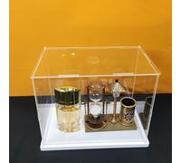 Vaian Clear - Custodia in acrilico per porta openable Top Cove, base ispessita, protezione dalla polvere, per action figure giocattoli, collezionabili (55 x 45 x 40 cm)