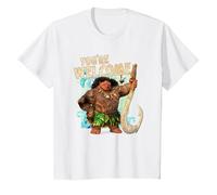 Vaiana Maui You're Welcome Maglietta, Bambini, Bianco, 12 anni