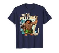 Vaiana Maui You're Welcome Maglietta, Uomo, Navy, M