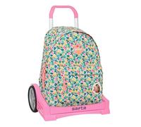 Vaiana - Zaino scuola 775, schienale ergonomico, con carrello Safta Evolution, ideale per bambini di diverse età, comodo e versatile, qualità e resistenza, 31 x 13 x 43 cm