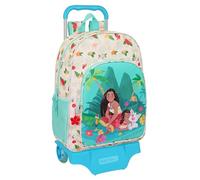 VAIANA Zaino scuola grande con carrello, zaino per bambini, zaino per bambini, adattabile a carrozzina, ideale per bambini in età scolastica, comodo e versatile, qualità e resistenza, 33 x 15 x 42 cm,