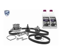 Vaico Pompa Dell'Acqua + Kit Cinghia Dentata Per Audi Seat Skoda VW