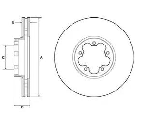 VAICO V25-80032 Disco freno