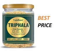 Vaidban Triphala Fine Powder/Churna - Migliora la digestione 120 g scadenza 2028