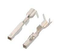 VAIGAI Yige Store, 100/200/500 terminali da 1,2 mm 7-1452668-1, connettori in rame stagnato a crimpare, perni sfusi p/lug (femmina, 200 pezzi)