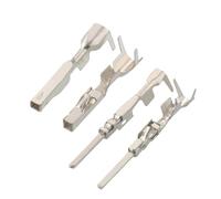 VAIGAI Yige Store, 100/200/500 terminali da 1,2 mm 7-1452668-1, connettori in rame stagnato, perni a crimpare per capicorda (maschio femmina, 200 pezzi)