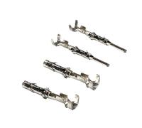 VAIGAI Yige Store, 100 - 500 pezzi Amp maschio femmina per terminali compatibili con connettori a 2 pin a 4 pin sigillati per autoveicoli p/lug 1337352-1 1337 (maschio femmina, 100 pezzi)