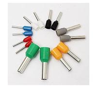 VAIGAI Yige Store 800 pz/lotto Connettori per Filo Elettrico 20-10 KWG Isolati in Rame Pin End Terminali a crimpare Set di Colore Misto E0506-E6012 Eseries