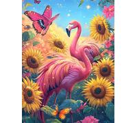 VAIIEYO 5D Diamond Painting Uccello, Diamond Painting Kit Completo Animale, Pittura Diamante 5D Fai da Te, Ricamo con Strass Punto Croce Arte e Artigianato Decorazione per Casa e Pareti 30x40 cm-54