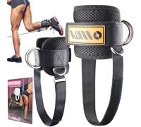 VAIIO - Cavigliera per macchine a cavo, in neoprene regolabile e confortevole, rinforza il doppio anello a D, polsini per caviglia di alta qualità per migliorare i muscoli addominali, sollevare i