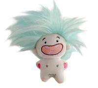 VaiKanhai Cute Twelve Signs Funny Toothless Doll Keychain Not Does It Have A Cute and Interesting Appearance You Can Also Design The Doll's Hairstyle According to Your Preferenc Peluche (Blue, C)