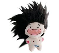 VaiKanhai Cute Twelve Signs Funny Toothless Doll Keychain Not Does It Have A Cute And Interesting Appearance You Can Also Design The Doll's Hairstyle According To Your Preferenc Peluche (Black, C)