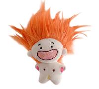VaiKanhai Cute Twelve Signs Funny Toothless Doll Keychain Not Does It Have A Cute And Interesting Appearance You Can Also Design The Doll's Hairstyle According To Your Preferenc Peluche (Arancione)