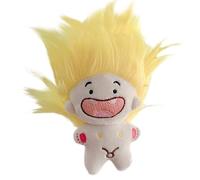 VaiKanhai Cute Twelve Signs Funny Toothless Doll Keychain Not Does It Have A Cute And Interesting Appearance You Can Also Design The Doll's Hairstyle According To Your Preferenc Peluche (giallo, C)
