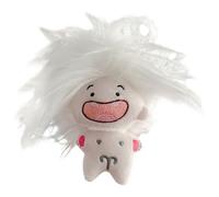 VaiKanhai Cute Twelve Signs Funny Toothless Doll Keychain Not Does It Have A Cute and Interesting Appearance You Can Also Design The Doll's Hairstyle According to Your Preferenc Peluche (White, C)