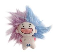 VaiKanhai Cute Twelve Signs Funny Toothless Doll Keychain Not Does It Have A Cute and Interesting Appearance You Can Also Design The Doll's Hairstyle According to Your Preferenc Peluche (PP1, C)