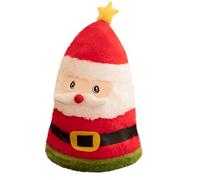 VaiKanhai Plush Santa Hat Novelty - Copricapo reversibile (B, A)