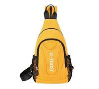 VaiKanhai Set di borse per attrezzi Marsupio Impermeabile Tasca sul petto con doppio uso Zaino da viaggio Multifunzionale Zaini Borse Per, giallo., taglia unica