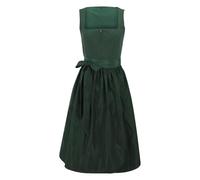 VaiKanhai Vestito tradizionale Dirndl da donna, in velluto, con grembiule Dirndl, per costume tradizionale bavarese, colore nero, costume da pirata da donna, verde, M