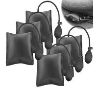 Vaileal 6 pz Cuscini per il montaggio ad aria: Cuscini gonfiabili per il montaggio, cuneo pneumatico, sollevatore ad aria per finestre, montaggio con pompa manuale, cuscini a cuneo per il montaggio