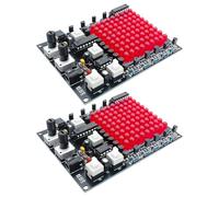 Vaileal Kit di Caccia LED: 2 Pezzi Luce di Corsa Regolabile, Kit di Saldatura DIY, per Principianti, Educazione Scolastica, Competizioni Scientifiche (Rosso)