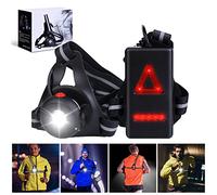 Vaileal Luce Corsa Ricaricabile USB - Luce Running Pettorale LED,500 Lumens IPX6 Impermeabile Sport Lampada da Corsa 90°Gradi Rotazione e 3 modalità di Lampada Running per Jogging,Campeggio,Corsa