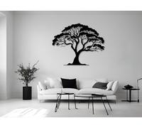 VAILLA Albero della vita Decorazione in legno, murale in legno, immagini 3D, decorazione da parete per casa, ufficio, camera da letto, soggiorno (Albero 9)