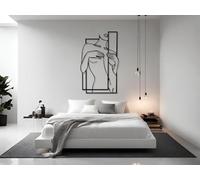 VAILLA Decorazione da parete a forma di corpo femminile, Arte sensuale, Quadro moderno soggiorno, 3D Murali in legno, Decorazioni moderni muro per salotto, camera da letto (Arte sensuale 5)