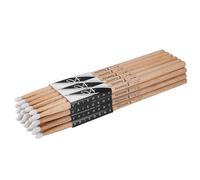 Vaisoeny Bacchette Batteria, Bacchette per batteria 7A con punta in nylon per batteria acustica o batteria elettronica, bacchette ovali in legno di quercia con punta in nylon (12 paia)