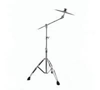 Vaisoeny V-XDJ003 - Supporto per piatti a doppio braccio, regolabile in altezza da 74,9 cm a 149,9 cm, supporto per piatti crash, ride e splash