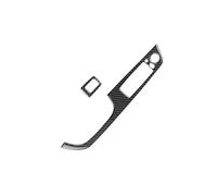 VAJDRTOA 2 pezzi per interruttore di sollevamento della porta a battente, in fibra di carbonio, compatibili con finiture per interruttori della finestra della porta serie 3 E92 Coupé(For LHD vehicles)