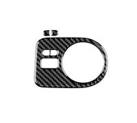 VAJDRTOA Adesivo in fibra di carbonio compatibile con Ibiza 6J 2009 2010 2011 2012 2013 2014 LHD RHD Cornice interruttore fari auto Rivestimento interno(For RHD Black)
