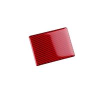 VAJDRTOA Adesivo in fibra di carbonio compatibile con Opel Astra H MK5 2004 2005 2006 2007 2008 2009 2010 LHD RHD Scatola portaoggetti for copilota(Red Carbon)