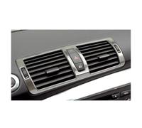 VAJDRTOA Car Styling in Fibra di Carbonio Compatibile con BMW Serie 1 E81 E82 E87 Adesivi Interni Controllo Centrale Bocchetta Aria Telaio Finiture coperture Accessori(Silver)