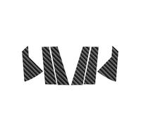 VAJDRTOA Compatibile con EV6 2021 2022 2023 Pellicola protettiva antigraffio for finestrini auto, montanti B, accessori for la riparazione e lo styling.(Black Carbon Print)