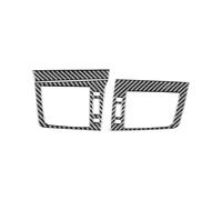 VAJDRTOA Compatibile con la modifica degli interni dell'auto CT 2011-2017, adesivo decorativo in fibra di carbonio for presa d'aria condizionata sinistra e destra(LHD)