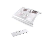 VAJDRTOA Copertura for bocchette di ventilazione posteriori in fibra di carbonio ABS compatibile con E90 Serie 3 2005-2012, accessori(Style 6)