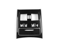 VAJDRTOA Copertura for bocchette di ventilazione posteriori in fibra di carbonio ABS compatibile con E90 Serie 3 2005-2012, accessori(Style 3)