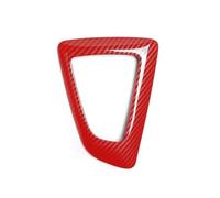 VAJDRTOA Cornice del cambio auto compatibile con le serie 1, 2, 3 e 4 F20, F21, F22, F23, F30, F34, F35, F32, F33, F36, accessori auto in fibra di carbonio.(Red)