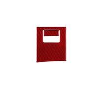 VAJDRTOA Fibra di carbonio compatibile con Camry 2018 2019 2020 2021 2022 2023 2024 LHD RHD Car Driver Side Storage Box Pannello Trim (per LHD rosso carbonio)