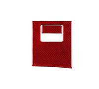 VAJDRTOA Fibra di carbonio compatibile con Camry 2018 2019 2020 2021 2022 2023 2024 LHD RHD Car Driver Side Storage Box Pannello Trim (per RHD rosso carbonio)