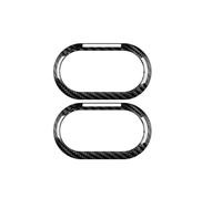 VAJDRTOA Fibra di carbonio compatibile con F55 F56 F57 2014-2023 F65 F66 F67 2024 2025 A-Pillars Speaker Cover Interior Sticker(For F55 2014-23)