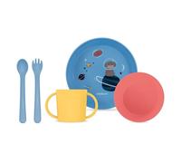 Miniland Set pappa per bambini EXPLORE Melset per l'apprendimento Blu