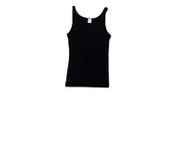 VAJOLET BY SELINA Canottiera Donna Intimo in Cotone Filo di Scozia CT5044 Misure 2-3-4-5-6 Bianco E Nero (6 XL IT Donna, Nero)