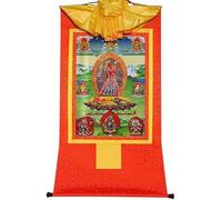 Vajrayogini, La Dakini di tutti i Buddha, Arte della pittura Thangka tibetana, Broccato buddista Thangka (Colore: Rosso, Dimensioni: Piccolo (35 cm * 27 cm)) (Colore: Bl (Color : Red, Size : Large(8