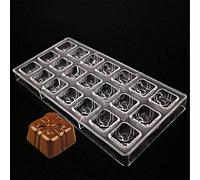 VAK Stampi per cioccolatini in plastica a forma di scatole regalo per San Valentino, in policarbonato, per dolci, dolci, dolci, dolci, dolci, dolci, pasticceria, forniture da cucina, 28 x 14,5 x