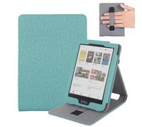 Vakarey Custodia per Kobo Clara 2E/Clara BW,Cover per il Sonno per Kobo Clara Colour Cover con Cinturino da Polso,Verde